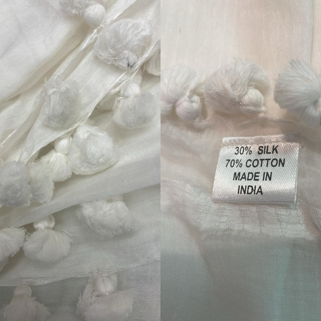 Elegant Silk Blend Scarf Shawl