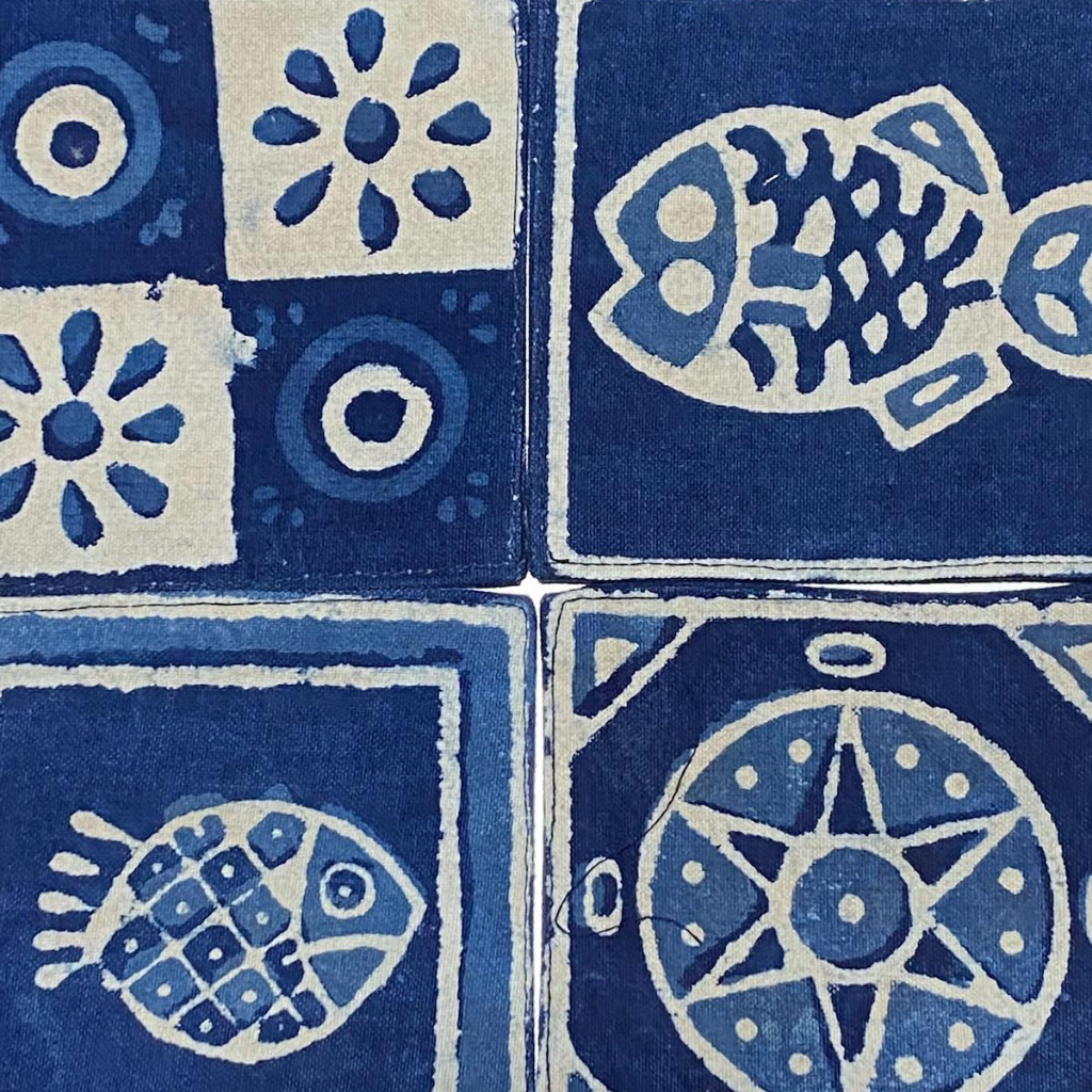 Indigo Natural Dye Coasters