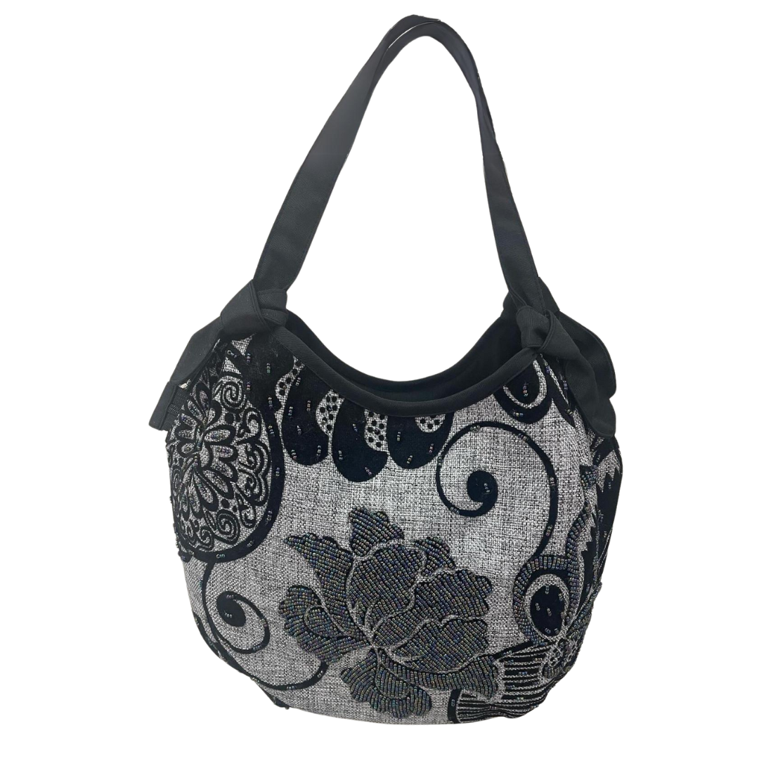 Beaded Floral Handbag