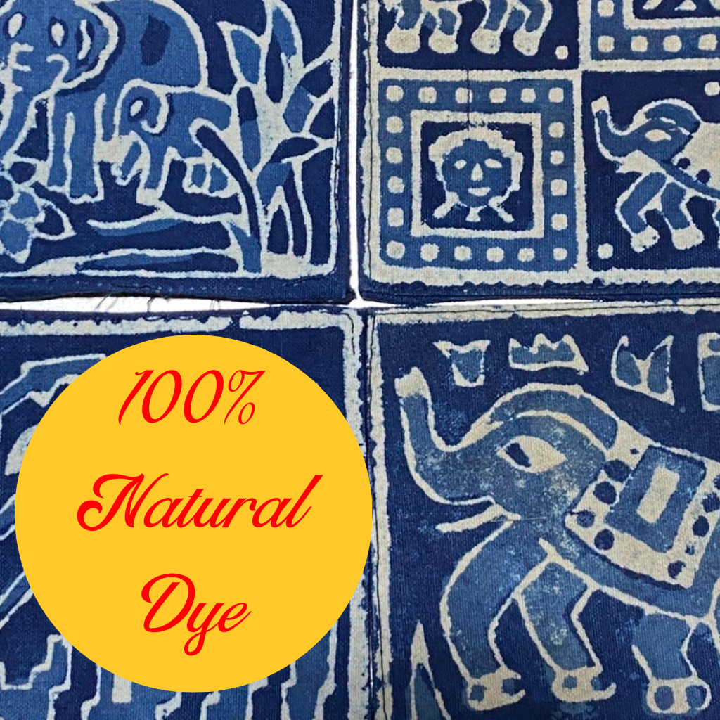 Indigo Natural Dye Coasters