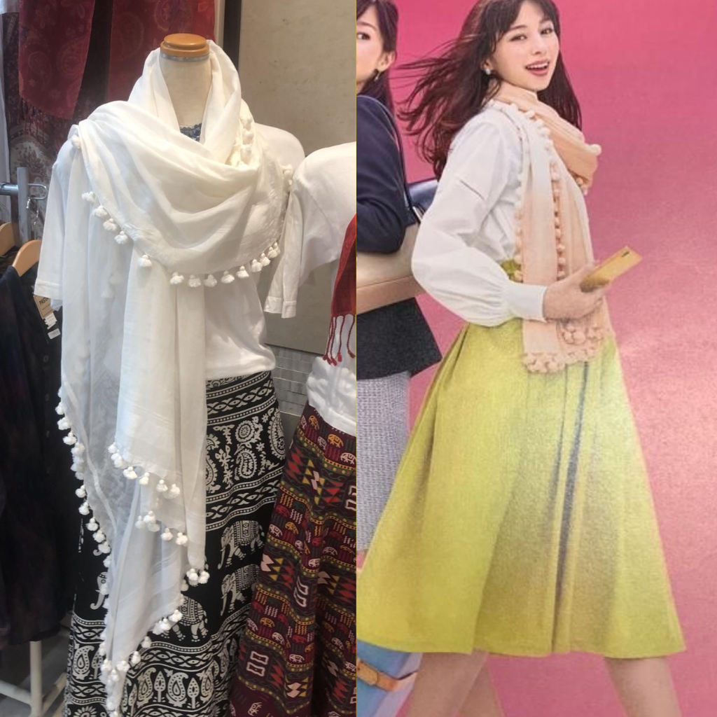 Elegant Silk Blend Scarf Shawl